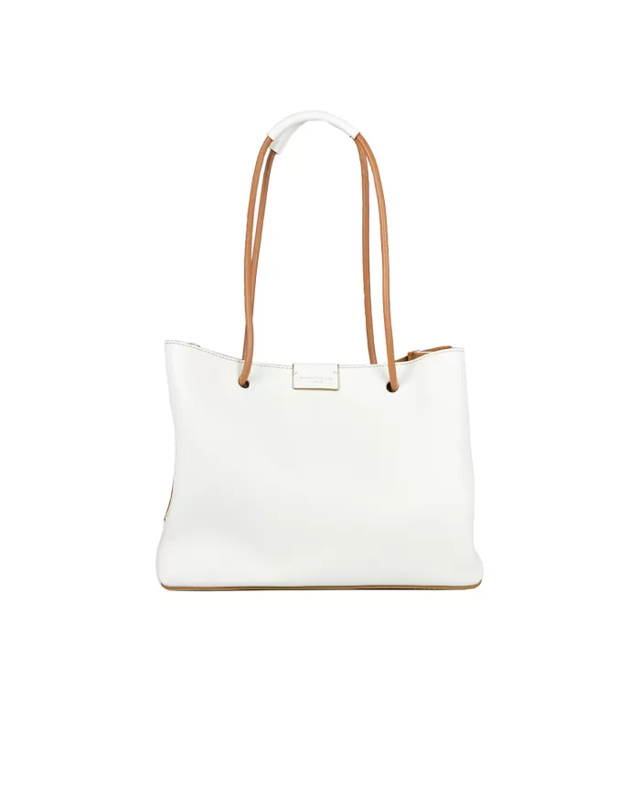 Gianni Chiarini Borsa in pelle Irene Bianco/Cuoio