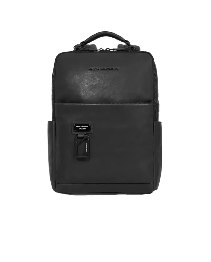 Piquadro Zaino porta pc 14" pelle Harper Nero