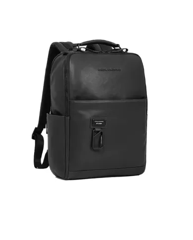 Piquadro Zaino porta pc 14" pelle Harper Nero