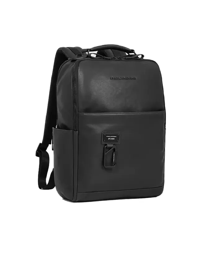Piquadro Zaino porta pc 14" pelle Harper Nero