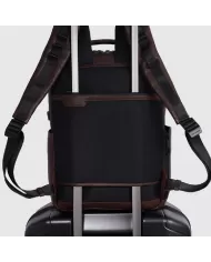 Piquadro Zaino porta pc 14" pelle Harper Nero