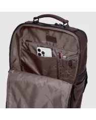 Piquadro Zaino porta pc 14" pelle Harper Nero