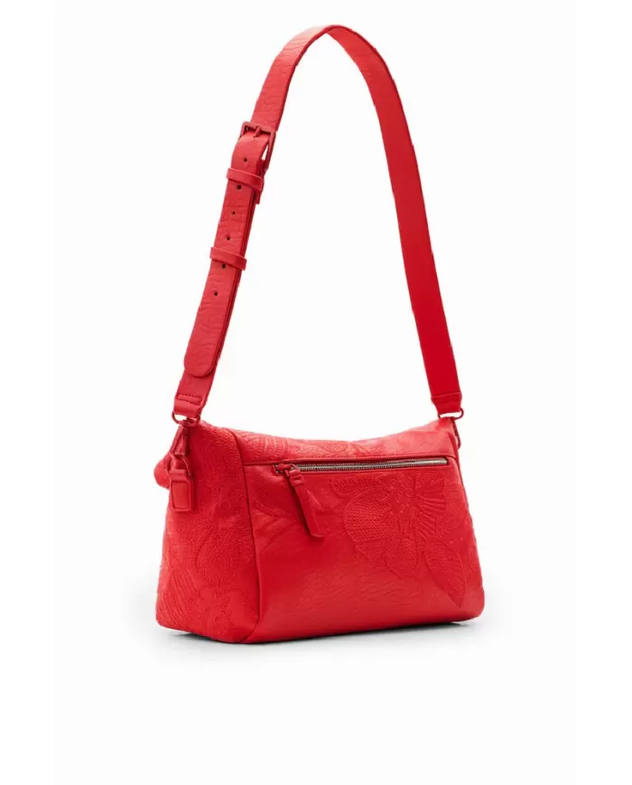 Desigual Borsa ricamata Rosso