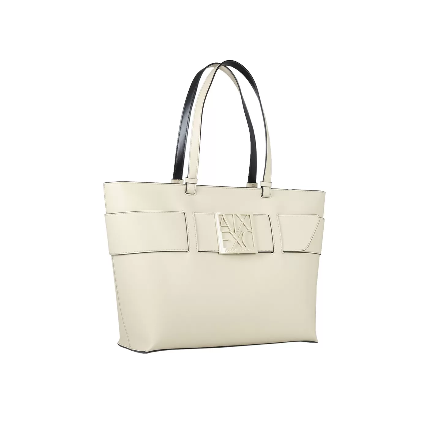 Armani Exchange Borsa grande Avorio - Foto 3 di 5