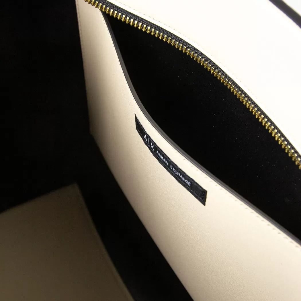 Armani Exchange Borsa grande Avorio - Foto 5 di 5