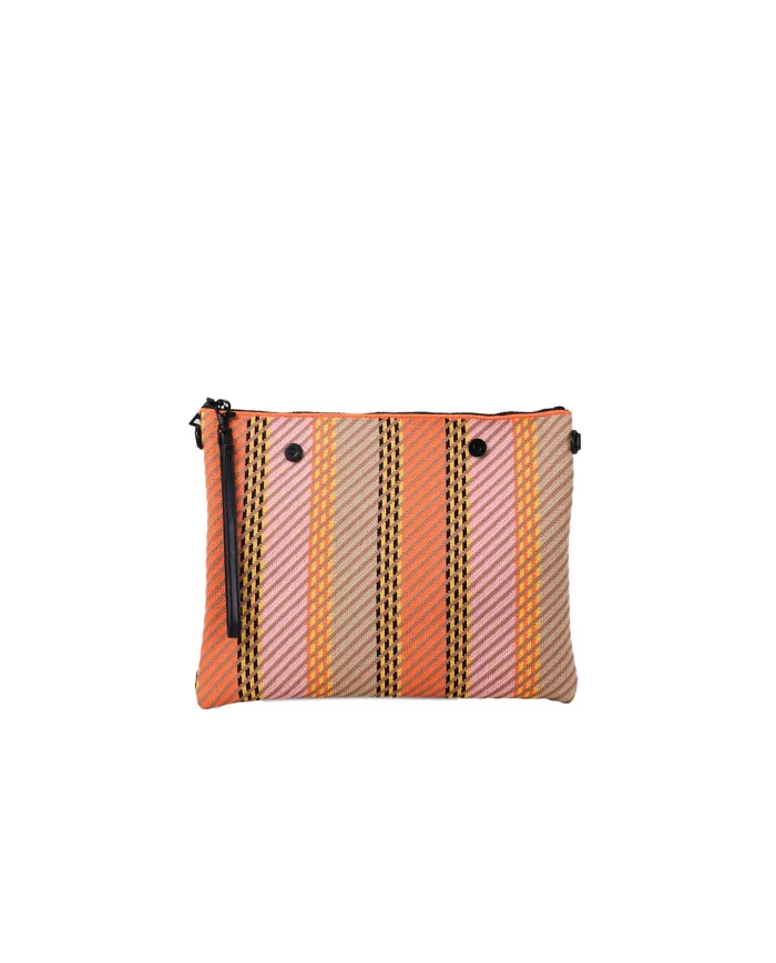 FRI-YAY Pochette in tessuto Erminia Arancio