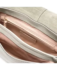 Gianni Chiarini Borsa pelle tracolla colorata Helena Round Avorio