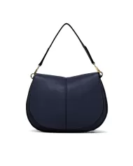 Gianni Chiarini Borsa pelle tracolla colorata Helena Round Blu