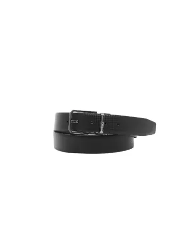 Momo Design Cintura uomo reversibile in pelle Nero