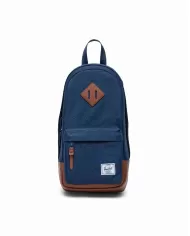 Herschel Monospalla in tessuto Heritage Blu