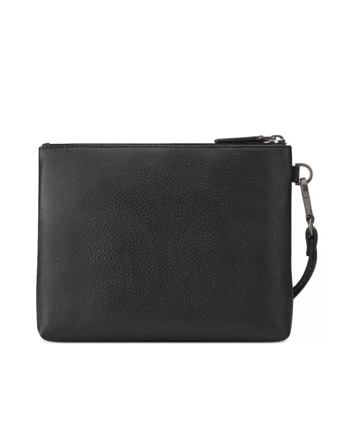 Roncato Pochette in pelle Alaska Nero