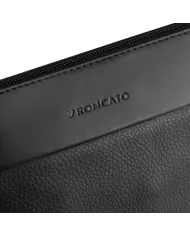 Roncato Pochette in pelle Alaska Nero