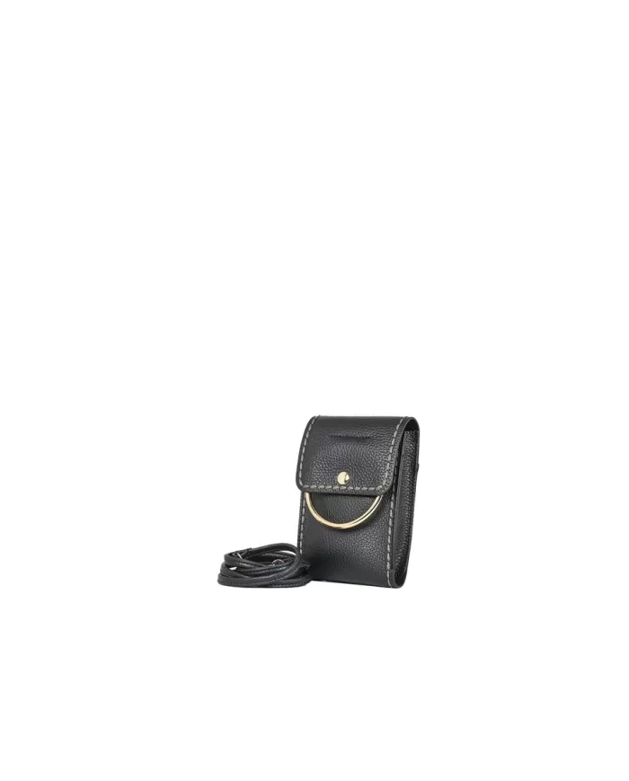Visona Mini bag pelle Nero