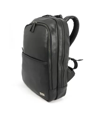 Bric's Zaino in pelle con porta pc 15" "Torino" Nero