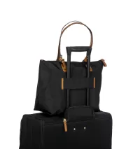 Bric's Borsa shopper in tessuto X-Collection Nero