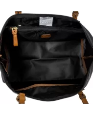 Bric's Borsa shopper in tessuto X-Collection Nero