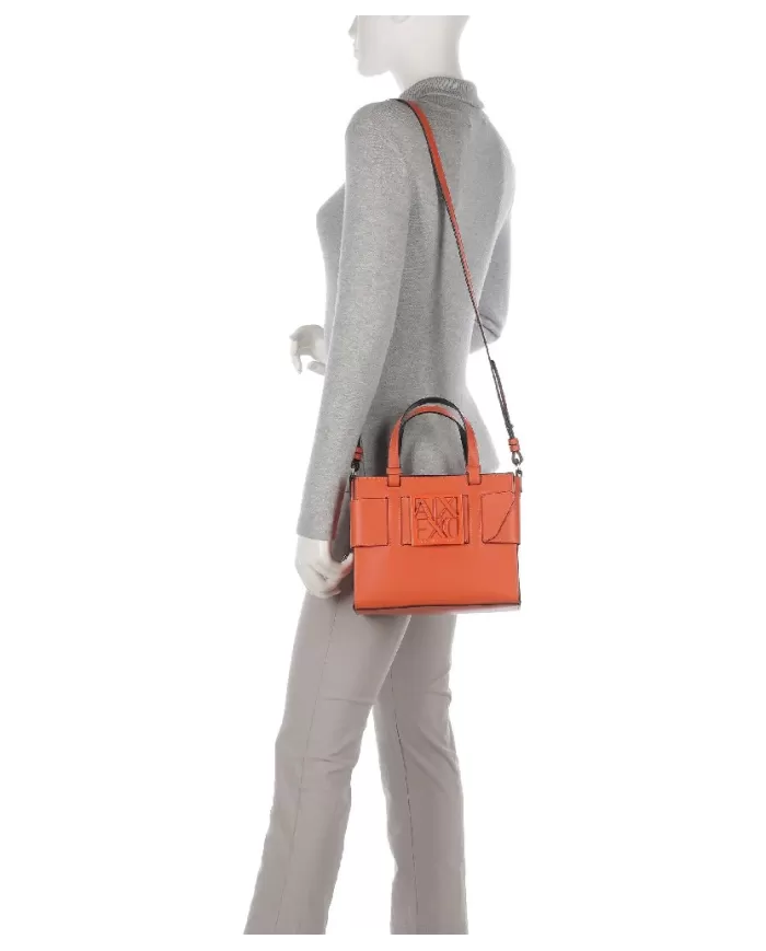 Armani Exchange Borsa a mano piccola Arancio