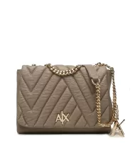 Armani Exchange Borsa piccola impunturata Taupe