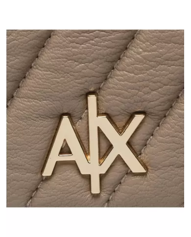 Armani Exchange Borsa piccola impunturata Taupe