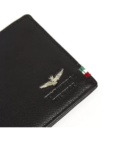 Aeronautica Militare Portafoglio per uomo "Flag" Nero