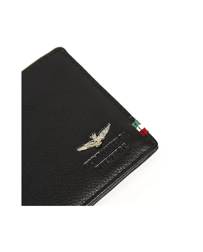 Aeronautica Militare Portafoglio per uomo "Flag" Nero