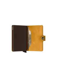 Secrid Portafoglio vintage Miniwallet Giallo