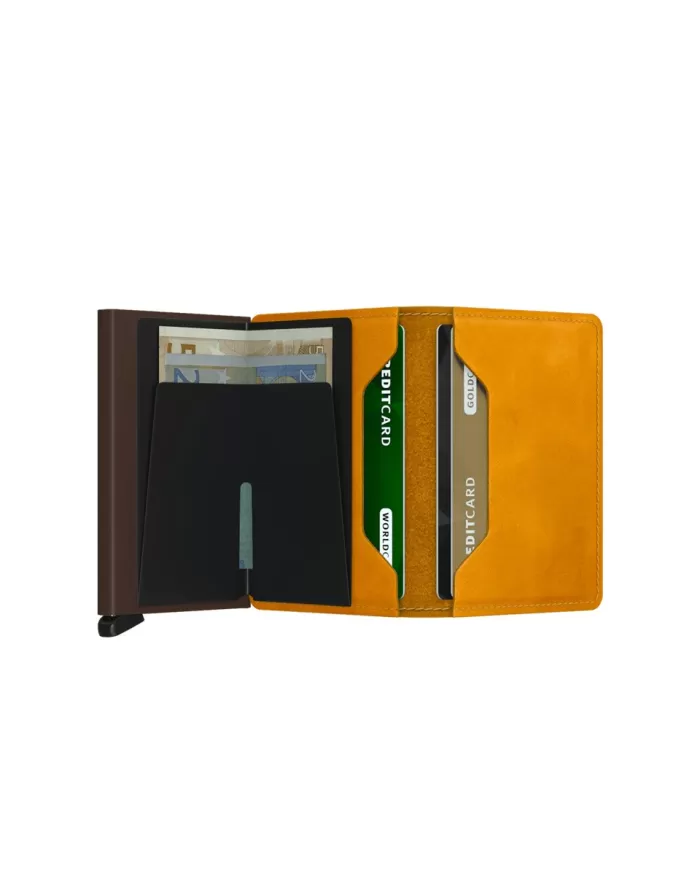 Secrid Portafoglio vintage Miniwallet Giallo