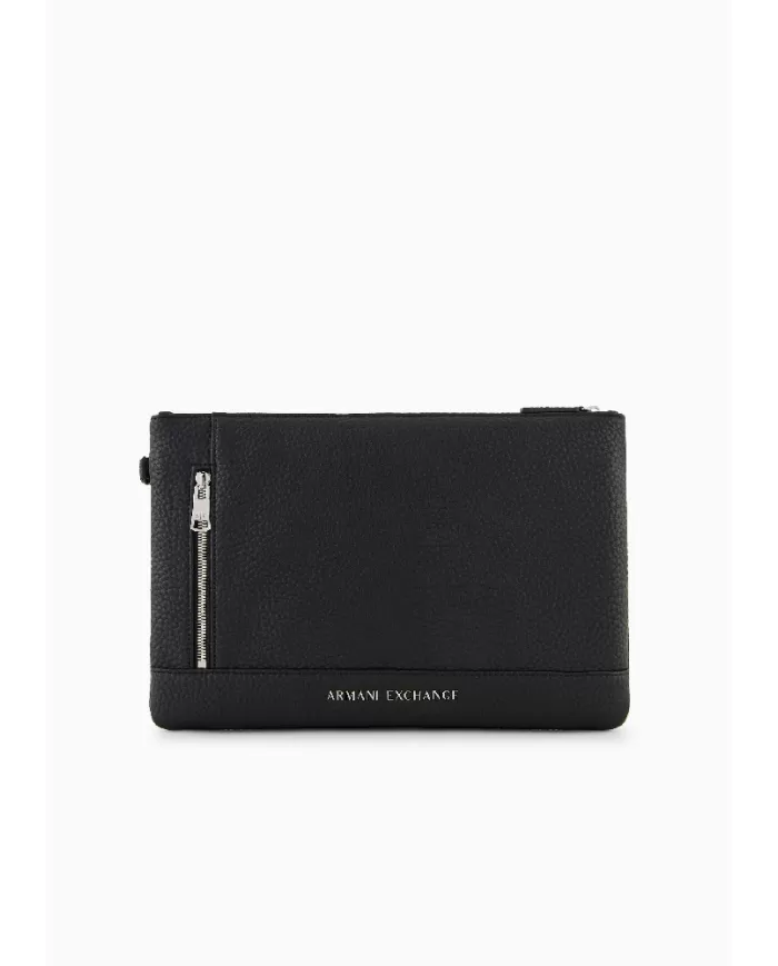 Armani Exchange Pochette grande uomo Nero