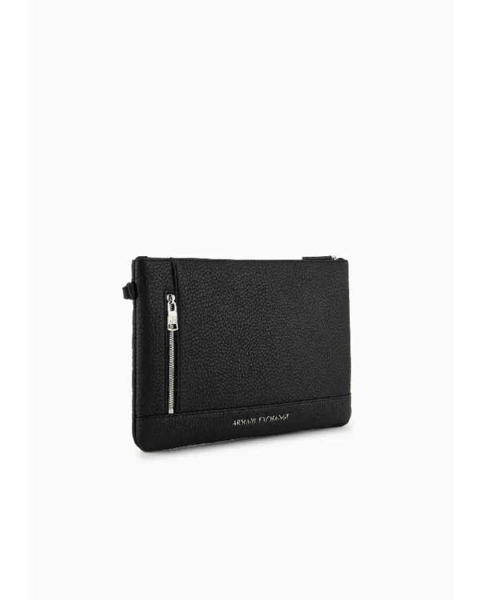 Armani Exchange Pochette grande uomo Nero