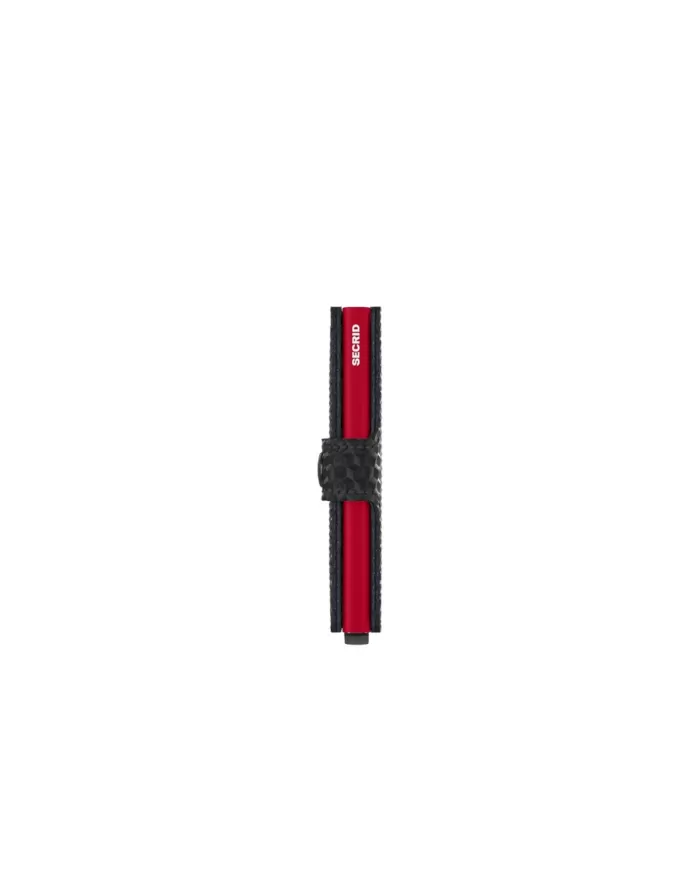 Secrid Portafoglio Miniwallet Cubic Nero/Rosso