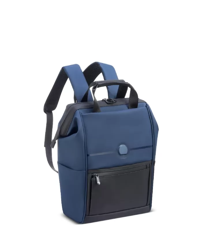 Delsey Zaino tessuto impermeabile pc 14" Turenne Blu