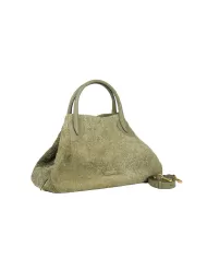 Gianni Chiarini Borsa Judy in pelle scamosciata Verde