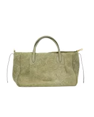 Gianni Chiarini Borsa Judy in pelle scamosciata Verde