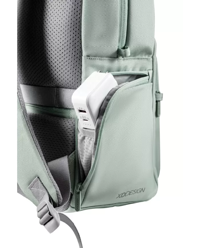 XD Design Zaino tessuto pc 16 Bobby soft daypack Verde chiaro