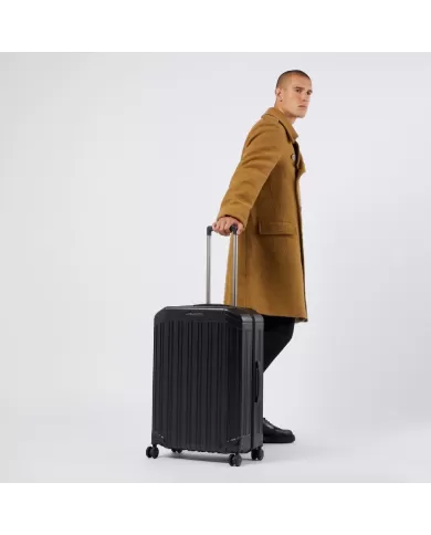 Piquadro Trolley rigido medio leggero Pqlight Blu