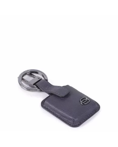 Piquadro Porta chiavi con "Connequ" Black square Blu