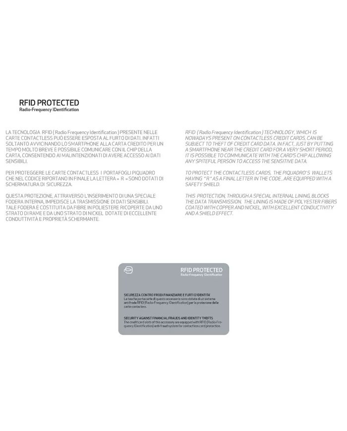 Piquadro Portafoglio uomo in pelle Rosso