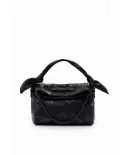 Desigual Borsa ricamata Nero