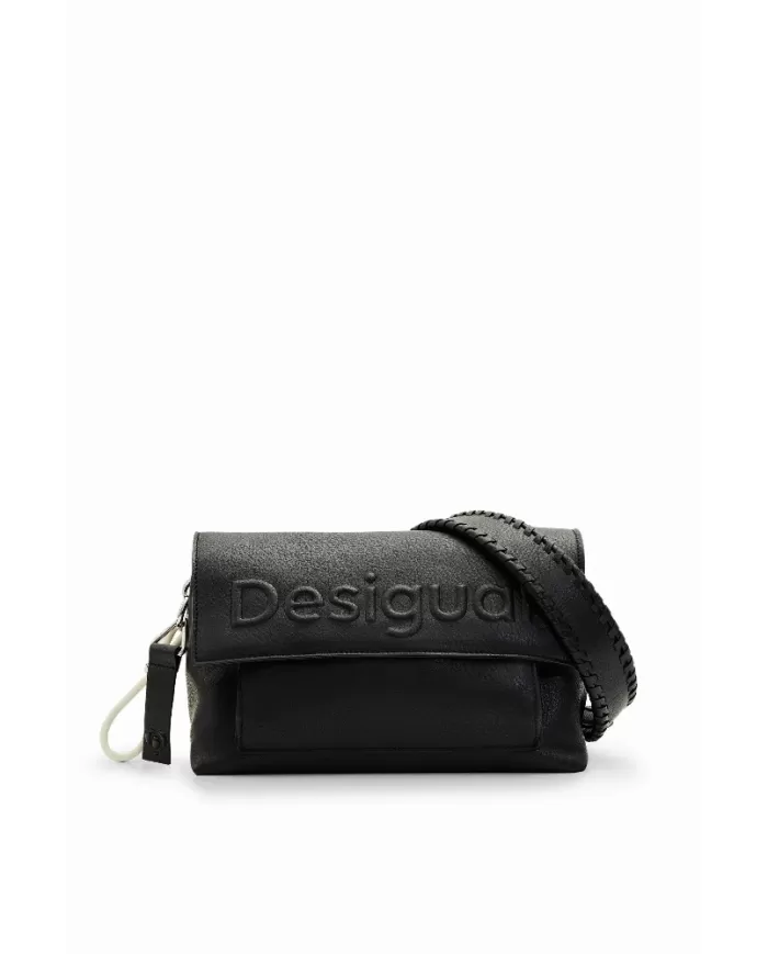 Desigual Borsa a tracolla logo Nero