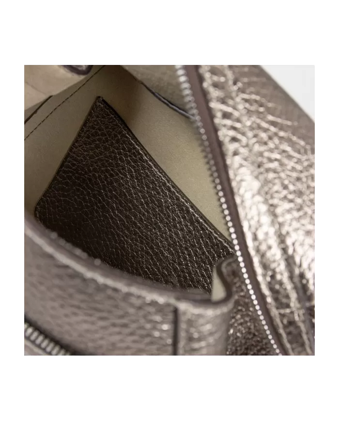 Gianni Chiarini Borsa piccola pelle laminata Gilda Grigio