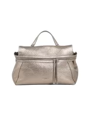 Gianni Chiarini Borsa grande pelle laminata Gilda Grigio