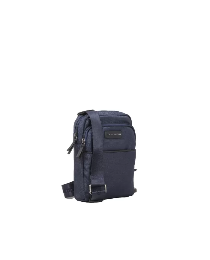 Momo Design Borsa uomo tessuto Explorer Blu