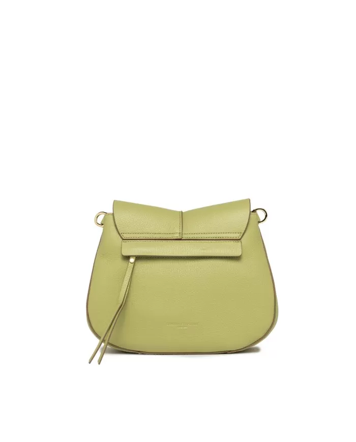 Gianni Chiarini borsa donna in pelle con tracolla colorata "Helena Round" Verde