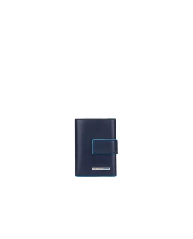 Piquadro Portafoglio verticale piccolo Blue square