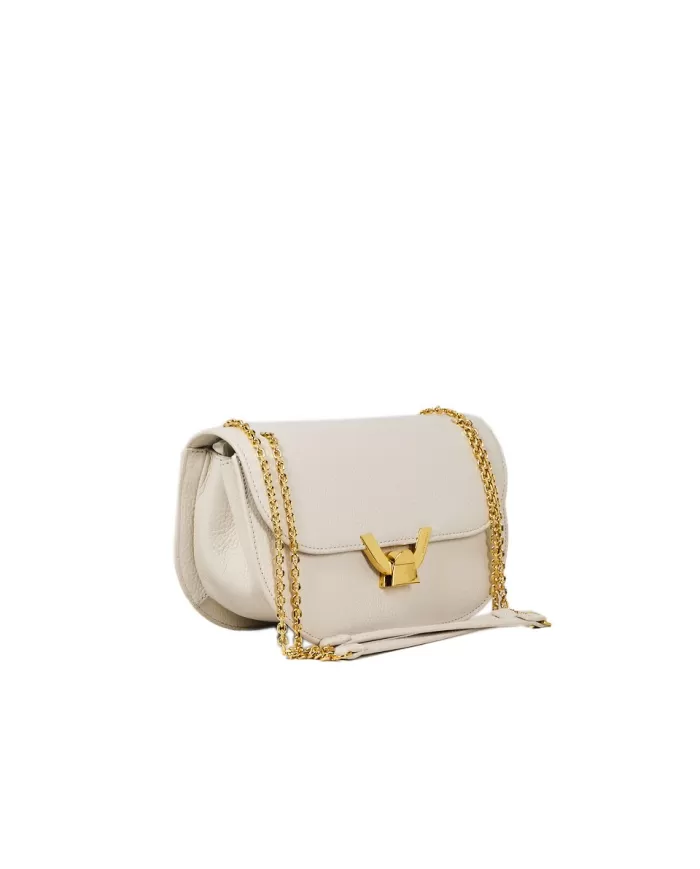 Coccinelle Borsa piccola con catena Dew Bianco