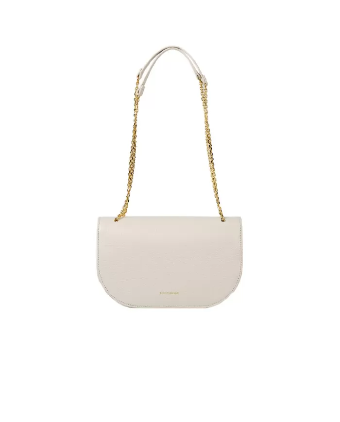 Coccinelle Borsa piccola con catena Dew Bianco