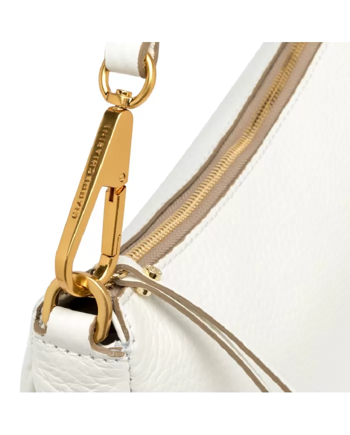 Gianni Chiarini Borsa a tracolla in pelle Brooke Bianco