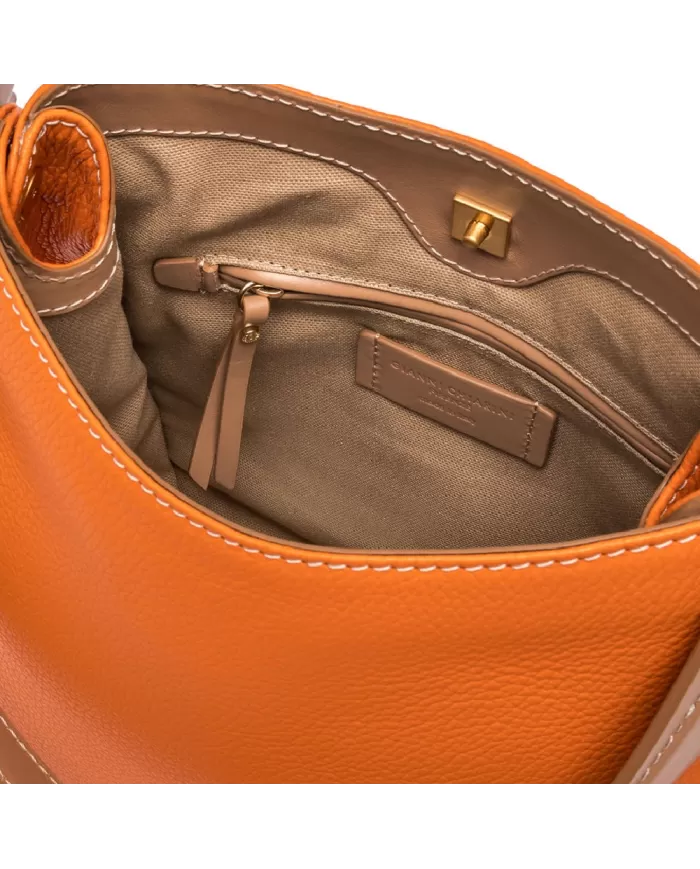 Gianni Chiarini Borsa piccola a tracolla Gisella Arancio