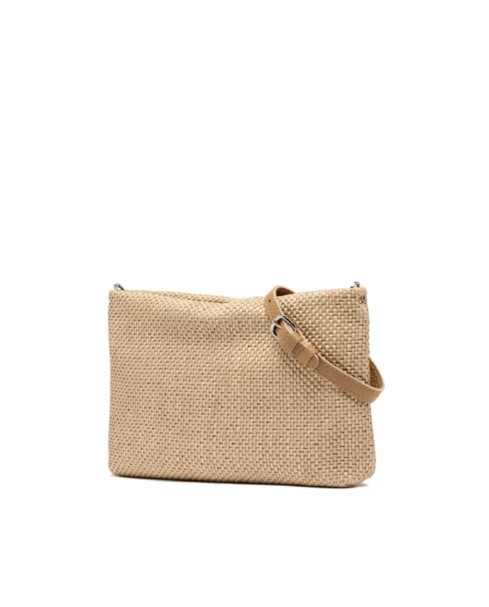 Gianni Chiarini Borsa Brenda rafia tracolla resina Beige