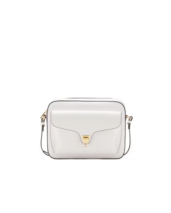 Coccinelle Borsa media in pelle Beat soft medium Bianco